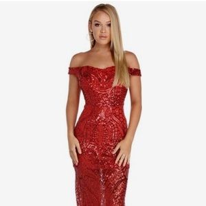 ❤️ RED SEQUIN DRESS ❤️